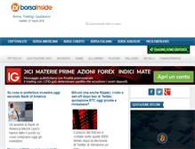 Tablet Screenshot of borsainside.com